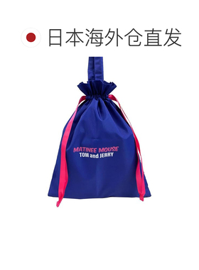 日本直邮丸真 抽绳包 汤姆和杰瑞电影院设计 旅行收纳袋 4105