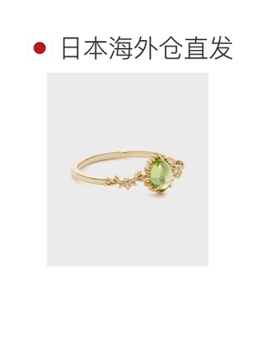 日本直邮NOJESS K5绿宝石花卉戒指 30251111049