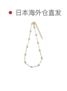 日本直邮BEAMS HEART 女士 黄铜细条形项链 43420561960