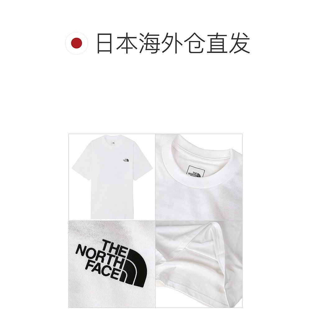 日本直邮THE NORTH FACE 男式短袖入口许可T恤[NT32439-W SS24] T - 图1