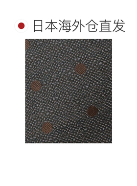 日本直邮SHIPS 普契尼 真丝羊毛混色波点领带