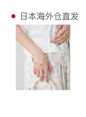 日本直邮Lara&Heart 女士 心形手镯 闪耀光泽感 MYZ1061411A0003