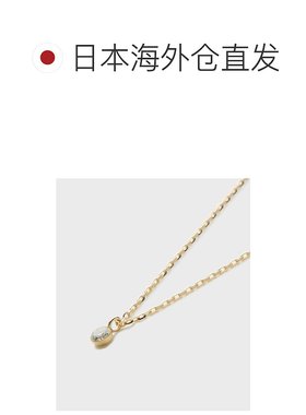 1h可退 日本直邮NOJESS女士K18钻石项链0.05ct隐藏款爪设简约百搭