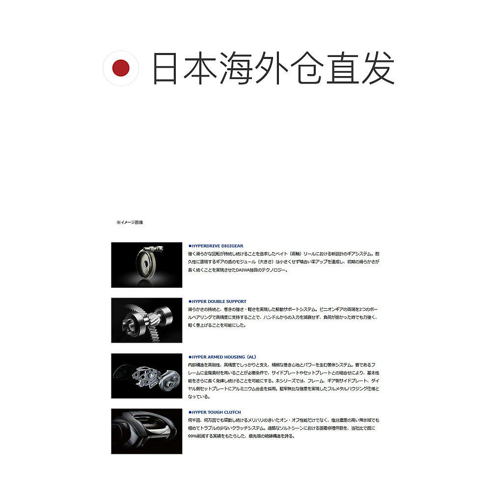 日本直邮Daiwa STEEZ A TW HLC 8.1L 左手卷线器 00630236 - 图1