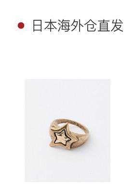 1h可退 日本直邮Discoat 男女同款 纯银镀金风 个性戒指 DCZ10521