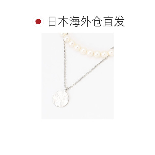 1h可退 日本直邮23区 女士2WAY珍珠硬币项链 AS3DGS0217吊坠 - 图1
