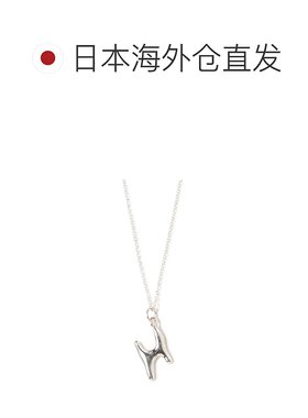 1h可退 日本直邮Ray BEAMS品牌女士回收纯银字母项链吊坠
