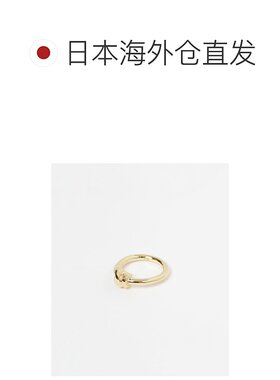 日本直邮Lapuis女士SV925纯银线圈戒指 简约现代风格 强烈存在感