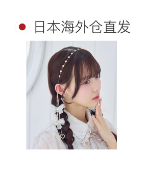 日本直邮ROJITA 女士 珍珠链条发箍+丝绒蝴蝶结 3【付后1h可退】