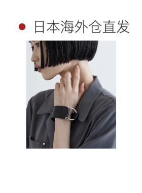 日本直邮Lui's FEMME 女士 银环皮革手链配饰 LUZ1061518A0002