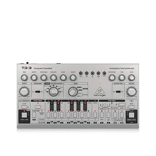 【日本直邮】BEHRINGER百灵达TD-3模拟合成器带Midi音序器银色 - 图0