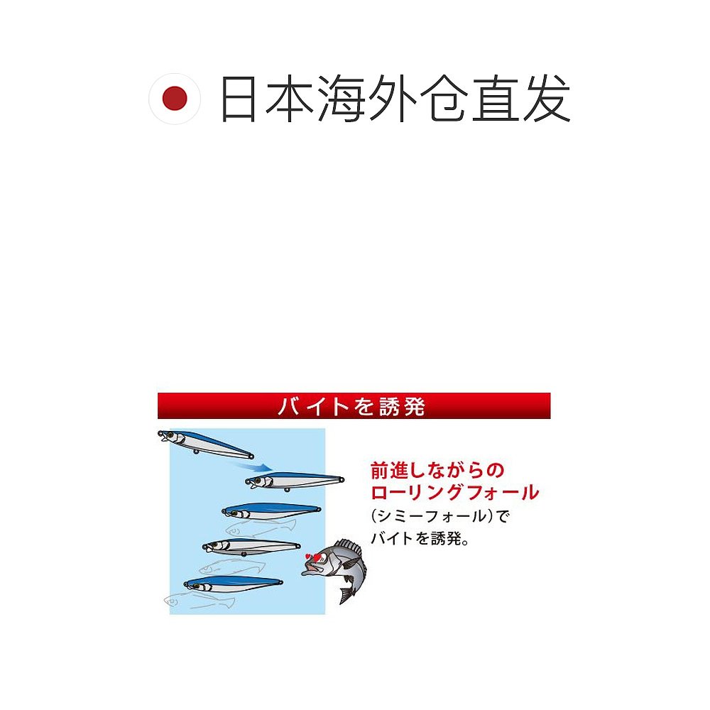 【日本直邮】DUEL都路远投硬假饵(S)65mm F1209-HPI 07粉色沙丁鱼 - 图1