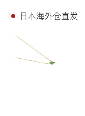 日潮跑腿vendome K18 黄金彩色宝石祖母绿项链绿色 43cm AGVN6533
