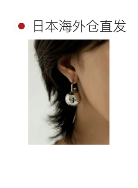 日本直邮Re:EDIT ReEDIT 女士大号金属球挂饰耳环【付后1h可退】