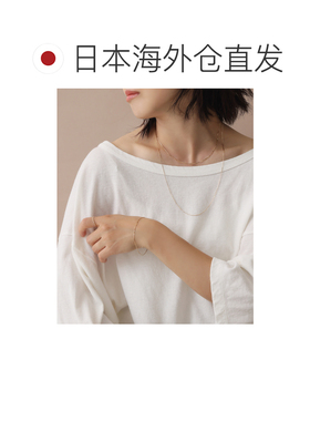 日本直邮Lilas 女士 K10黄金55cm精致亮面锁链项链 2611020241307