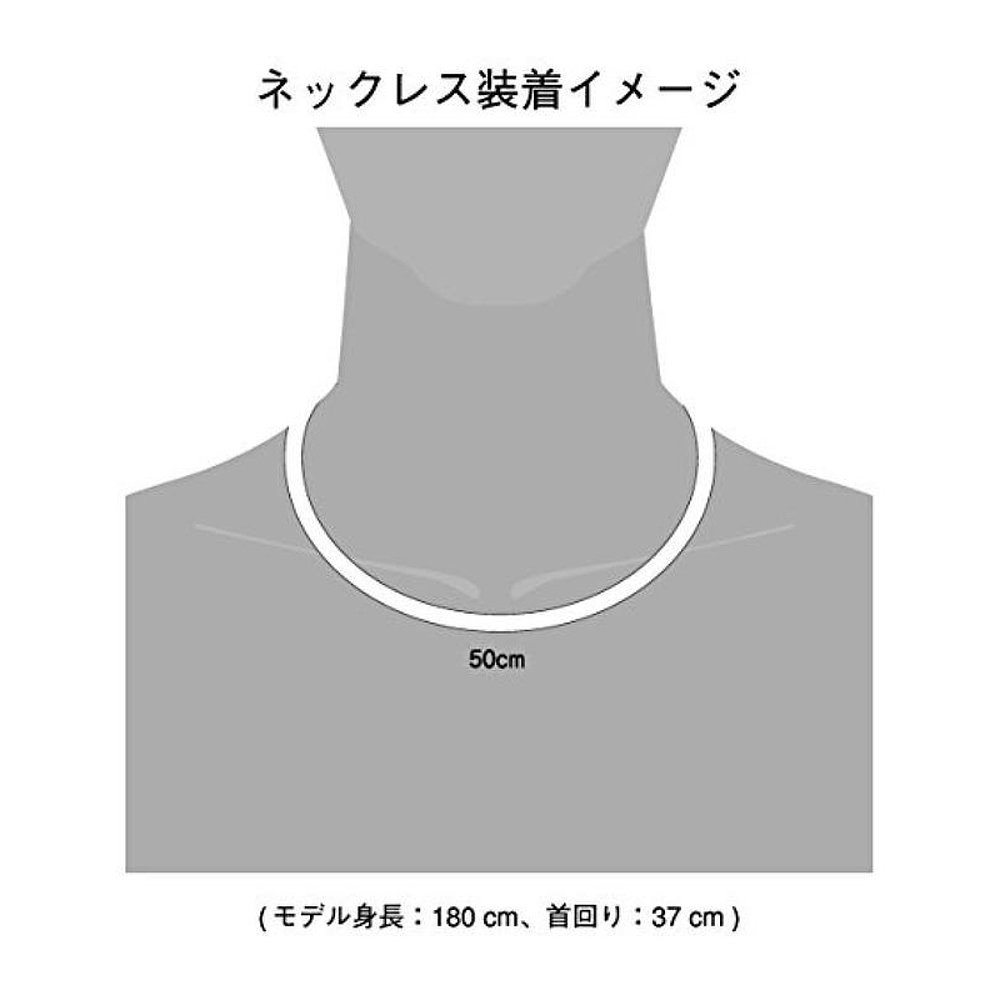 【日本直邮】PHITEN法藤项链拉库瓦脖子X50高端III黑色50厘米 - 图3
