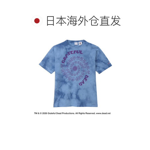 日本直邮Champion GRATEFUL DEAD T1011 短袖T恤  c5-d308 - 图1