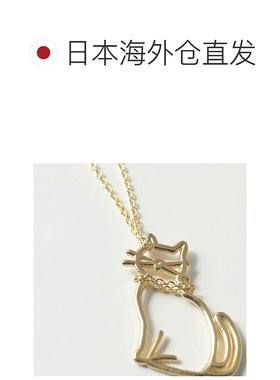 日本直邮ALIITA 项链 MIAU NECKLACE ROLO 女士猫图案吊坠配件 YE