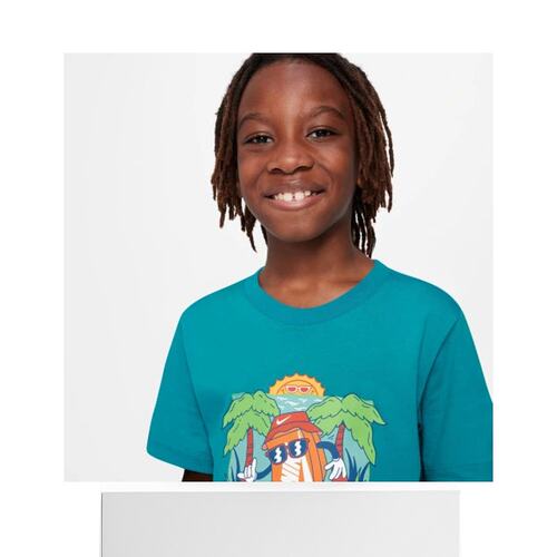 日本直邮Nike-耐克初中儿童短袖T恤Yth NSW Boxy 3 HQ3240运动服N - 图3