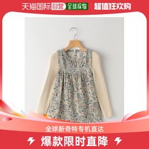 Japan Direct mail SHIPS KIDS Childrens version 80-90cm tightness fine strips double design blouse cozy