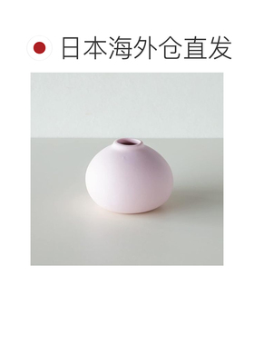 日本直邮TAMAKI 花座 时尚可爱花瓶简约陶瓷粉色 9.5 x 7cm A