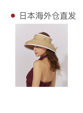 日本直邮Chapeau d'O 女士 拉菲亚卡萨布兰卡遮阳【付后1h可退】