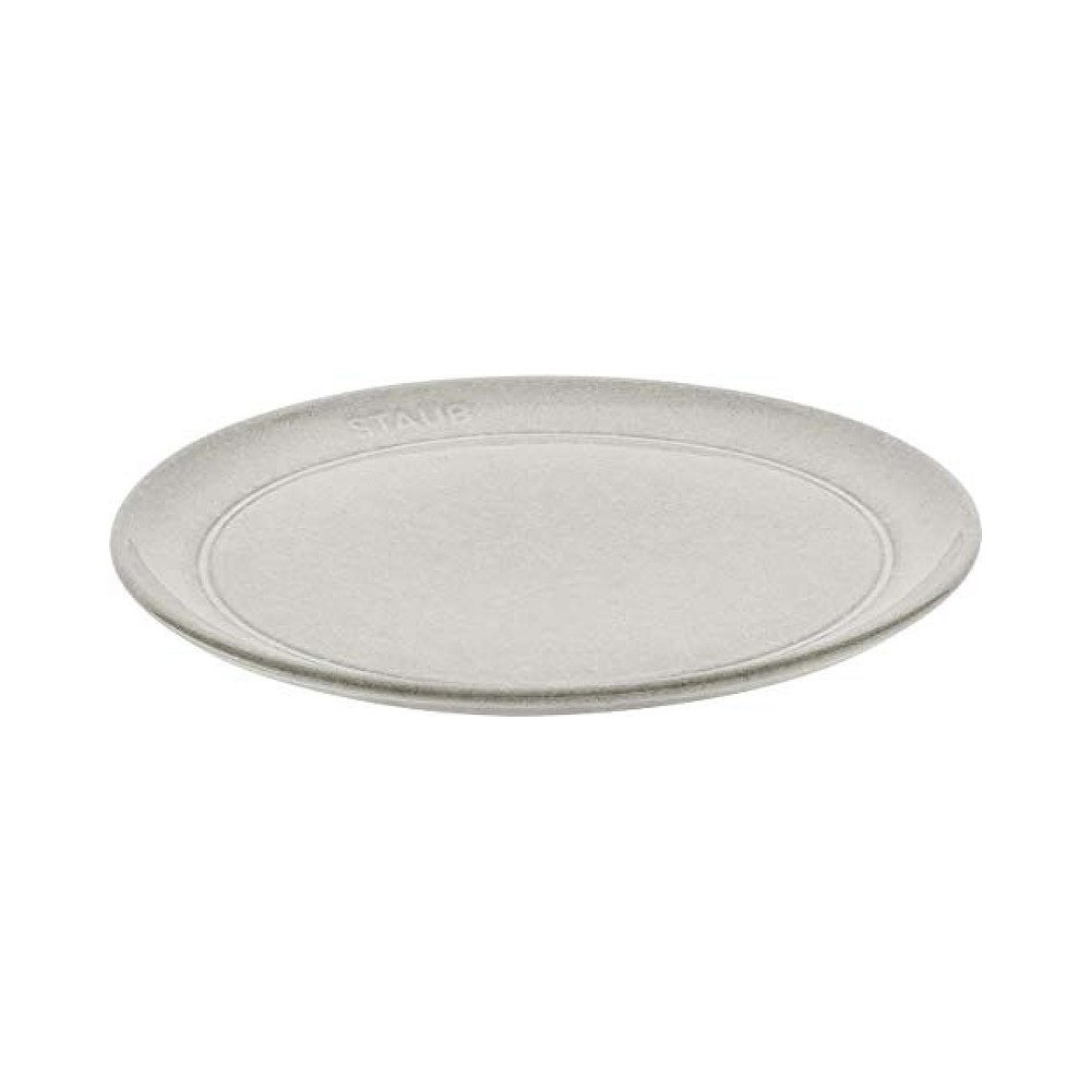 【日本直邮】Staub珐琅 陶瓷餐盘20cm Ceramic Plate 40508-026 - 图0