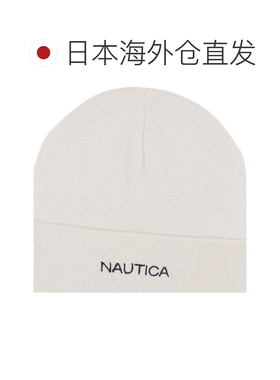 日本直邮NAUTICA 白色飞机标志针织手表针织帽