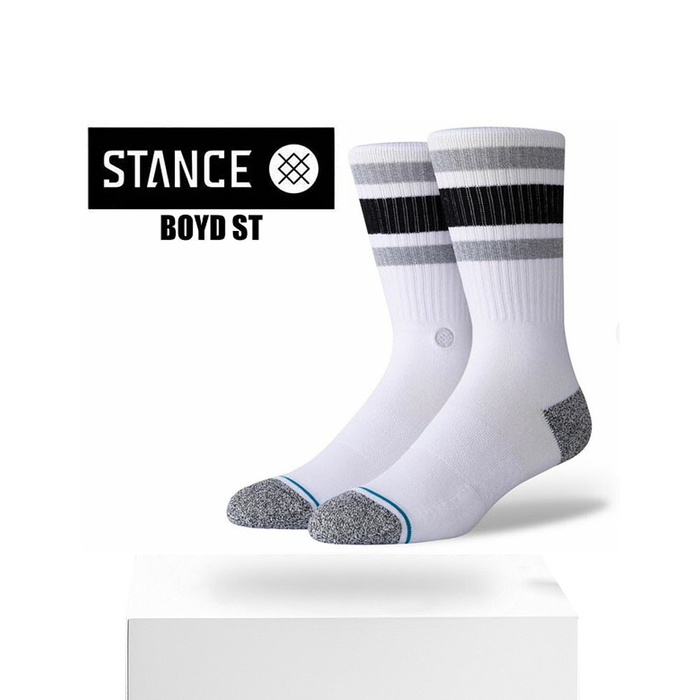 日本直邮STANCE BOYD ST WHITE a556a20bos-白袜 高筒袜 INFIKNIT - 图3