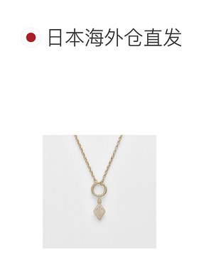 日本直邮日潮 agete 阿卡朵K10 钻石吊坠单只0.08克拉