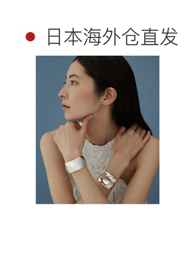 日本直邮Curensology女士银色925细弯弧手镯礼物 【付后1h可退】