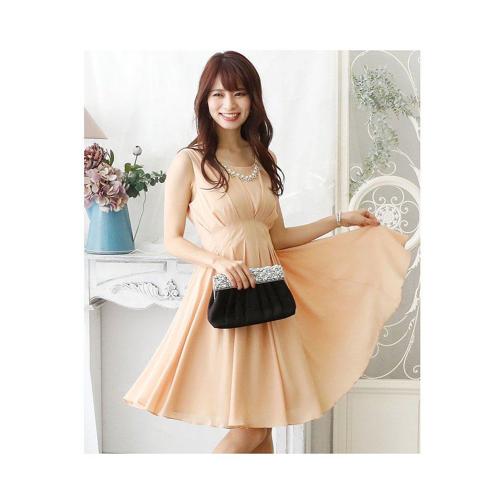 【日本直邮】pourvous tuck雪纺婚纱 天猫国际探物日本连衣裙