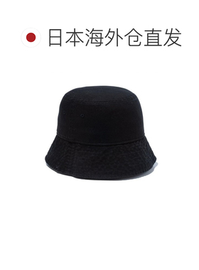日本直邮New Era Bucket 01 水手帽檐水桶黑色白色 14524827 帽子