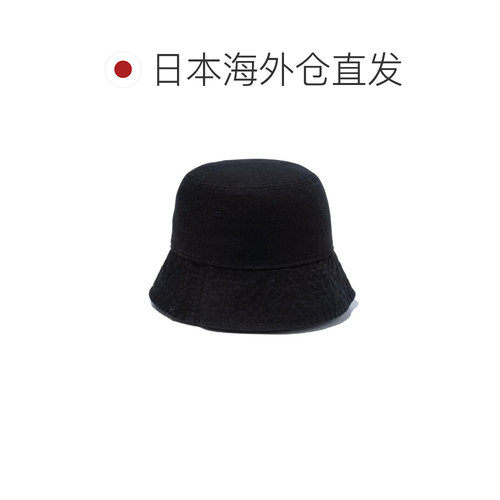 日本直邮New Era Bucket 01 水手帽檐水桶黑色白色 14524827 帽子 - 图1