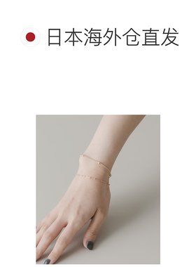 1h可退 日本直邮SMELLY 女士 纤细链条 两件组 手链 SMA42NC022