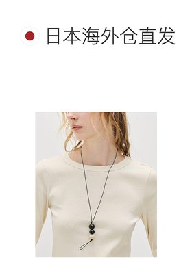 1h可退 日本直邮MANY RHIZOMES 女士 陶瓷吊坠 牛皮绳项链 设计款