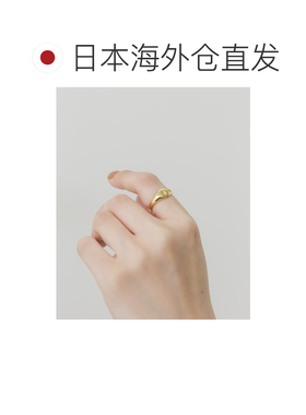 日本直邮SMELLY 女士 镀金不锈钢星星印章戒指 SM【付后1h可退】