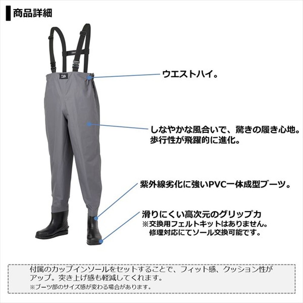 日本直邮Daiwa SBW-3250R-NE Super Breath Wader Neo 型/圆头 LL - 图2