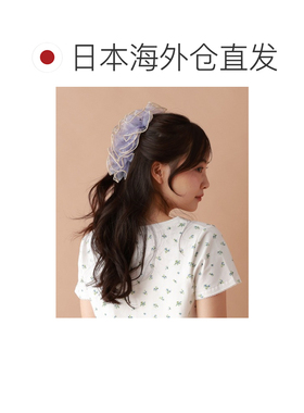 日本直邮tiny 女士 蕾丝雪纺发夹 1049266发绳夹子【付后1h可退】