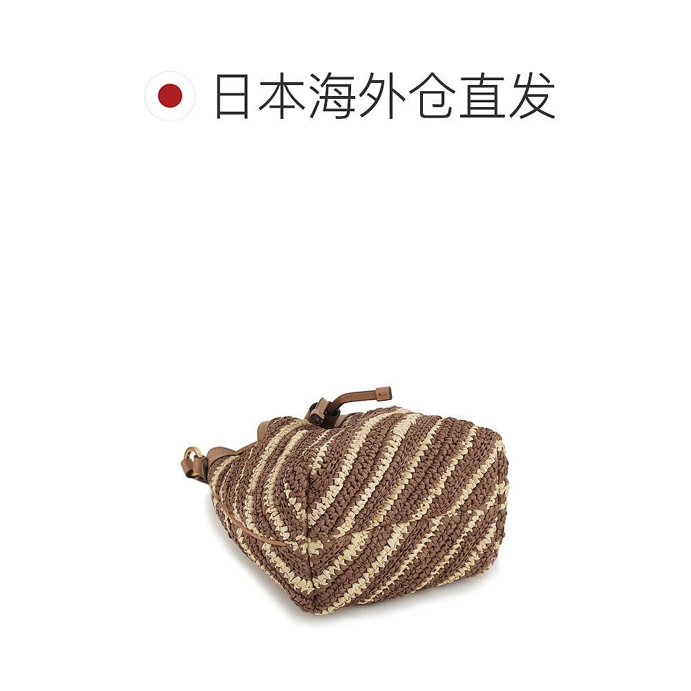 自营｜Tory Burch 单肩包 Willa 143691 289 女式棕色 米色皮革 - 图1