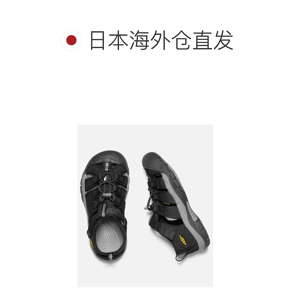 日潮跑腿Keen科恩 儿童凉鞋 black 20cm 1022838 - 图1