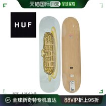 Japan Direct Post HUF ON THE COB DECK Skateboard Street Sports AC00806 Yellow Multicolored