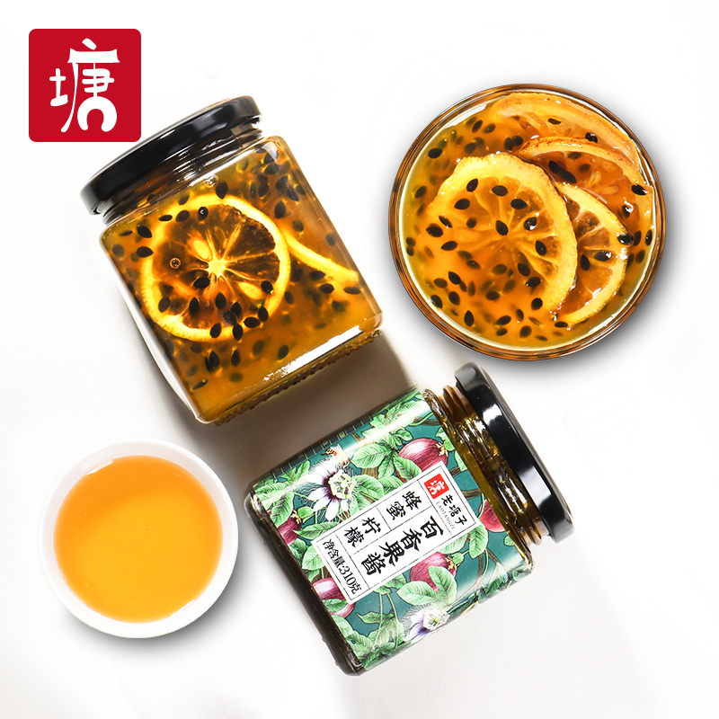 蜂蜜百香果茶柠檬百香果酱图片_1