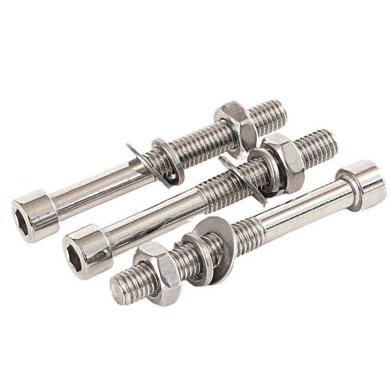 牙1M612半螺栓不锈钢q内六角螺丝M8螺杆10M螺帽M螺纹20螺母套装半,淘宝优惠券,粉丝福利购,淘宝优惠卷