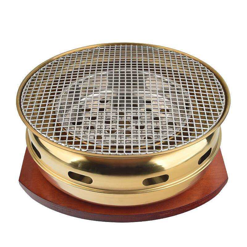 韩式烧烤炉网红餐厅商用炭火烤肉家用圆形烤肉锅火盆日式烤炉烤盘,淘宝优惠券,粉丝福利购,淘宝优惠卷