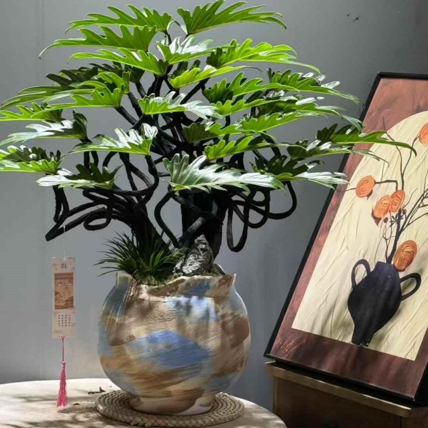 造型小天使组合盆栽室内桌面大绿植书房办公茶几好养植物四季常青,淘宝优惠券,粉丝福利购,淘宝优惠卷