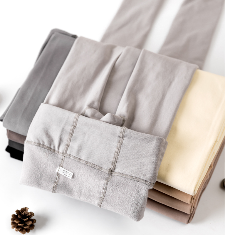 春秋哑光面灰色无压舒适加绒连裤袜 旻珏打底裤