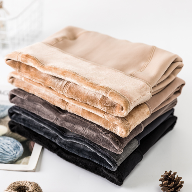 秋冬季偏深加绒肤色外穿光腿连裤袜 旻珏打底裤