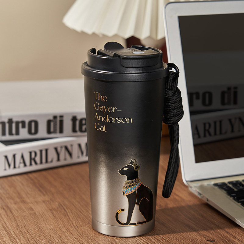 物兮物x大英博物馆安德森猫便携咖啡保冷保温杯男生水杯生日礼物,淘宝优惠券,粉丝福利购,淘宝优惠卷