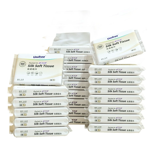 Unifree Cream Увлажняющий детское облако мягкое полотенце 23 упаковывать детские мягкие ткани, чувствительные к носу специальная бумага, портативная упаковка